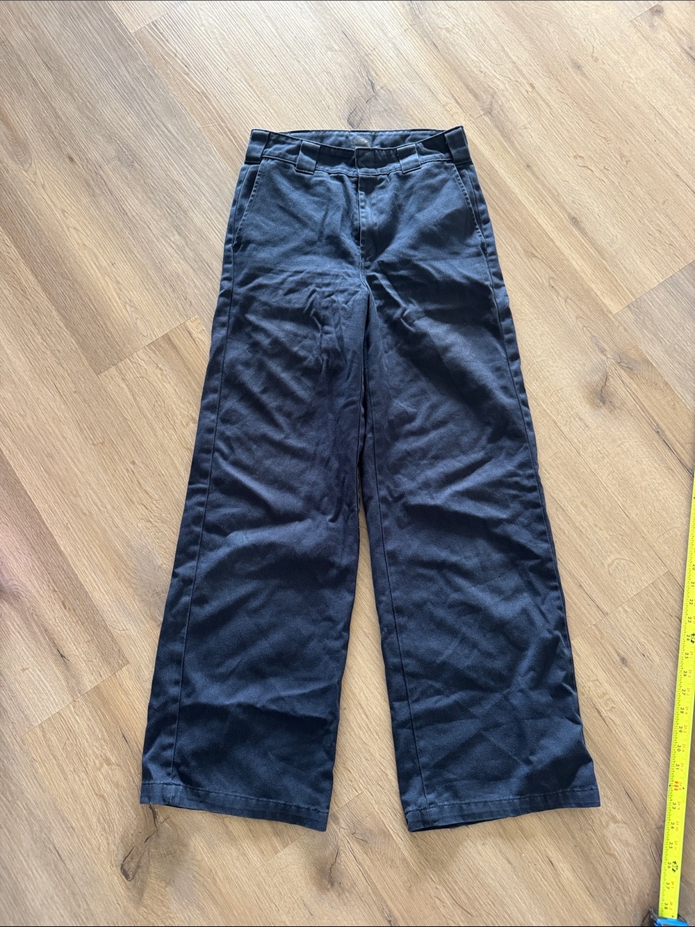 Men's Black Wide-Leg Pants